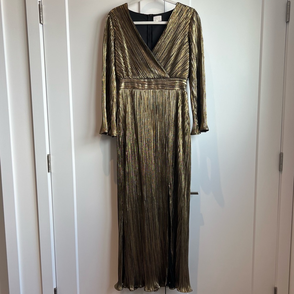 Gold maxi dress